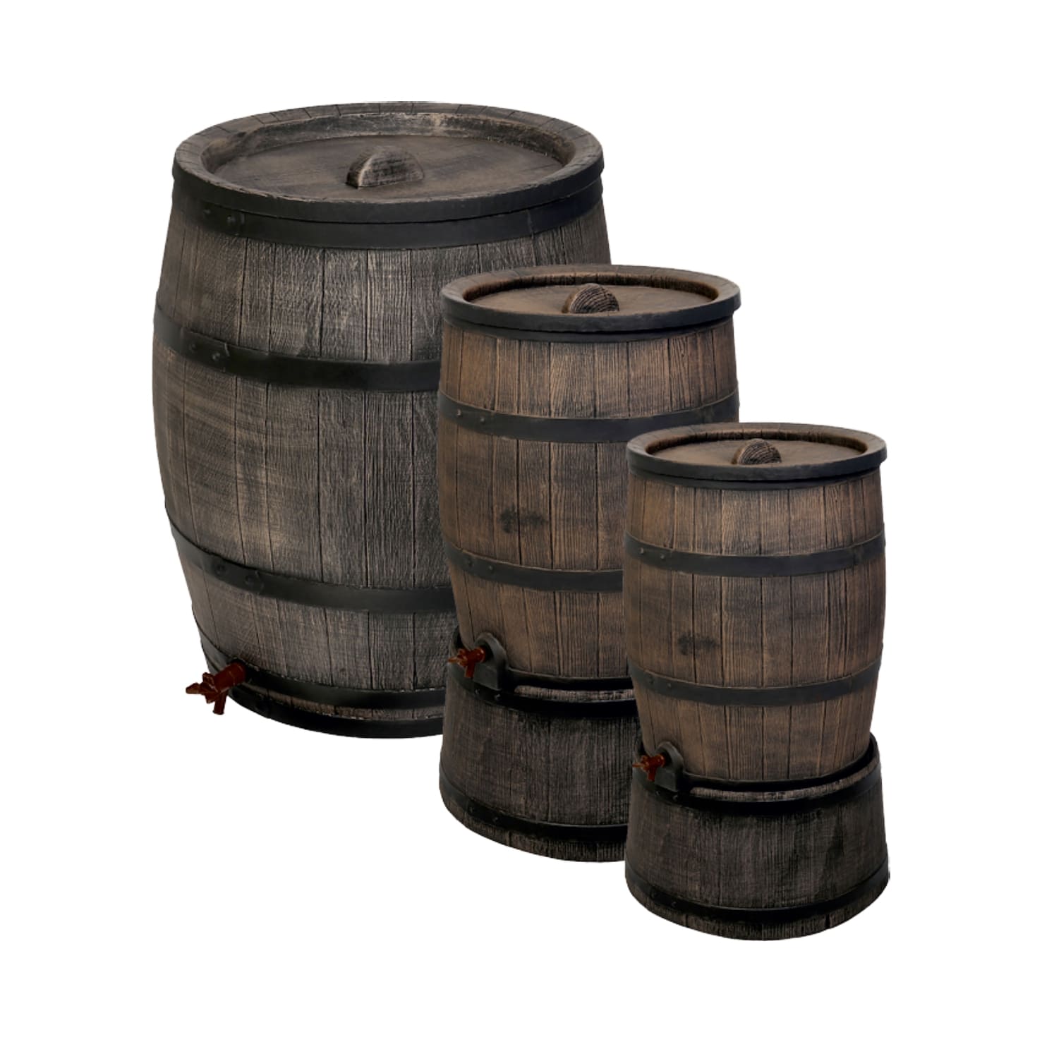 картинка Садовая бочка RAINBARREL 120L + подставка Интернет-магазин "EraGarden"