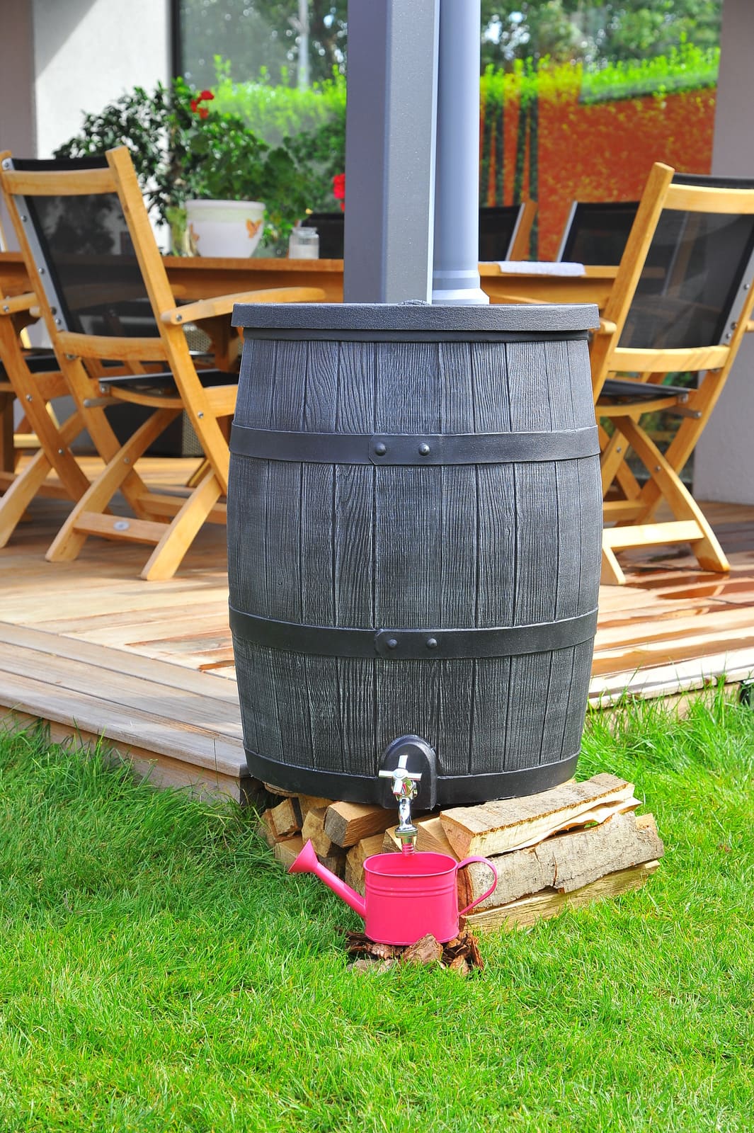 картинка Садовая бочка RAINBARREL 120L Интернет-магазин "EraGarden"